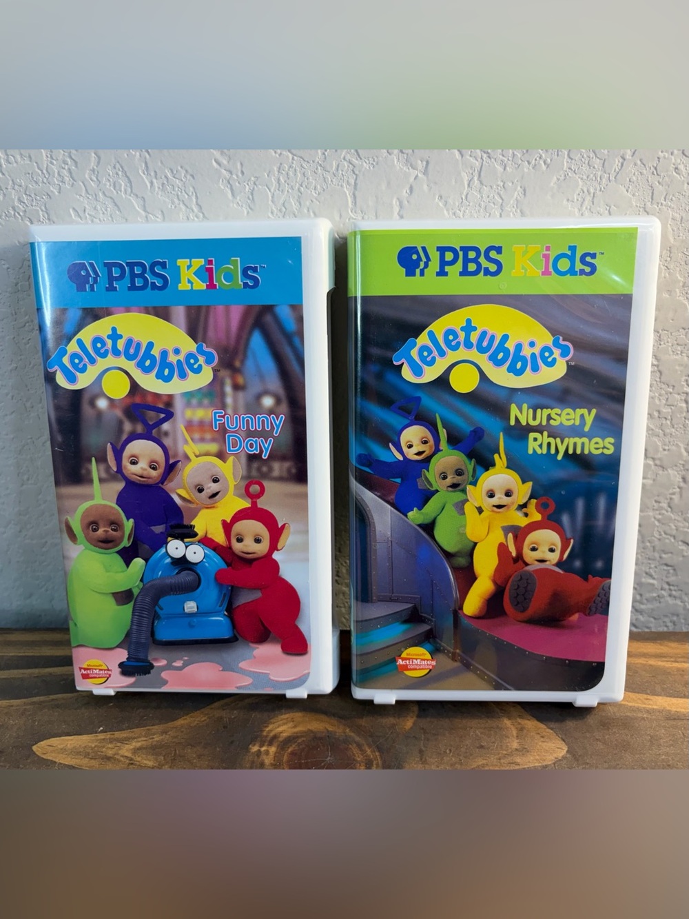 Teletubbies VHS Videocassette Tapes Vol. 3,5 Nursery Rhymes Funny Day PBS Kids